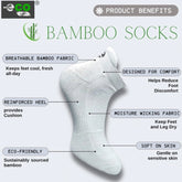 4_Pair Set Unisex Casual Cotton Printed Ankle Length Socks (Multicolor)